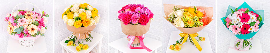 Букеты с доставкой в Яхроме от Гранд-Флора